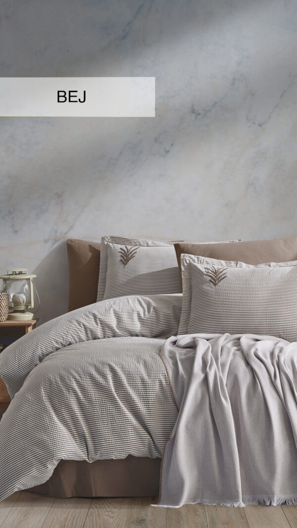 Maribell Double Pique Duvet Cover Set - Image 2