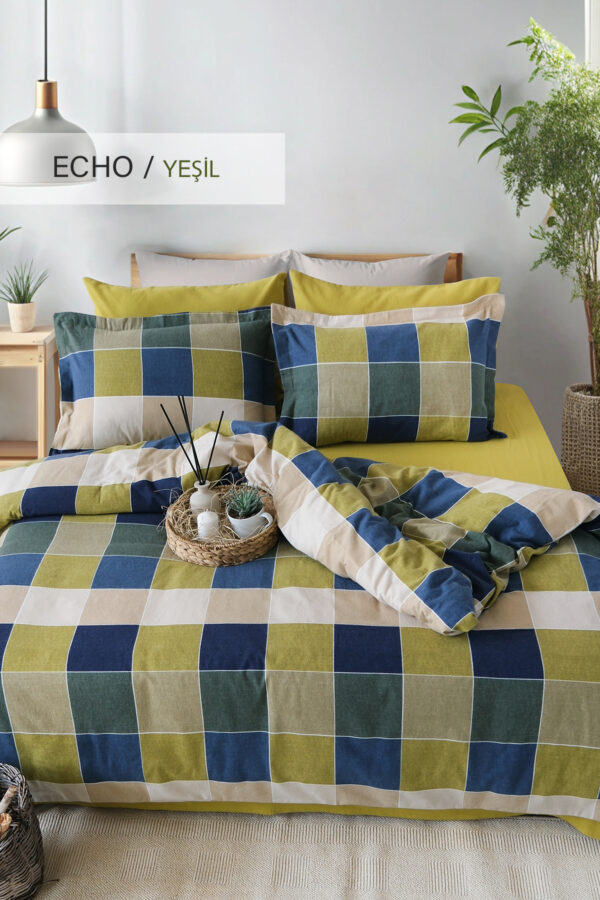 Echo Flannel Single and Double Duvet Cover Set - Image 3