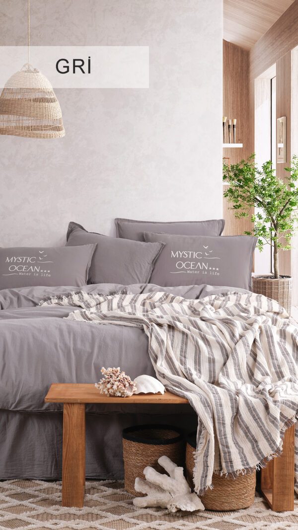 Mystic Ocean Double Pique Duvet Cover Set - Image 3