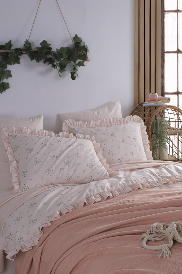 Le Amore Double Duvet Cover Set With Pique - Image 2