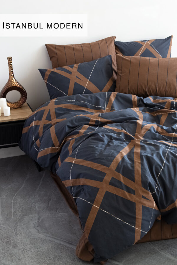 İstanbul Poplin Single and Double Duvet Cover Set