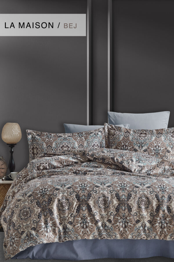 La Maison Cotton Satin Double Duvet Cover Set - Image 2