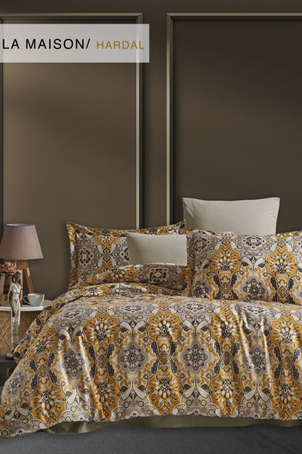 La Maison Cotton Satin Double Duvet Cover Set