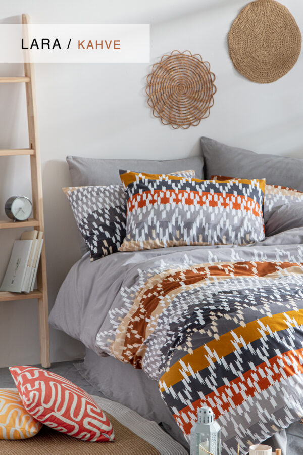 Lara Poplin Single and Double Duvet Cover Set