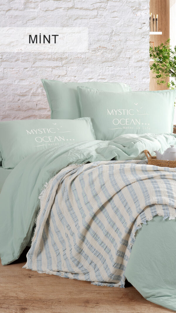 Mystic Ocean Double Pique Duvet Cover Set - Image 5