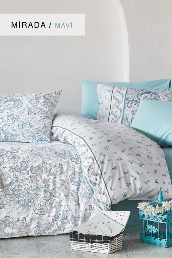 Mirada Poplin Single and Double Duvet Cover Set - Image 2