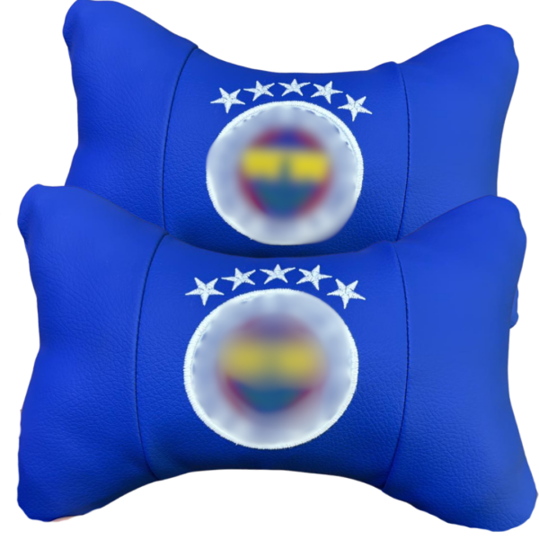 Artificial Leather Butterfly Car Neck Pillow - Image 2