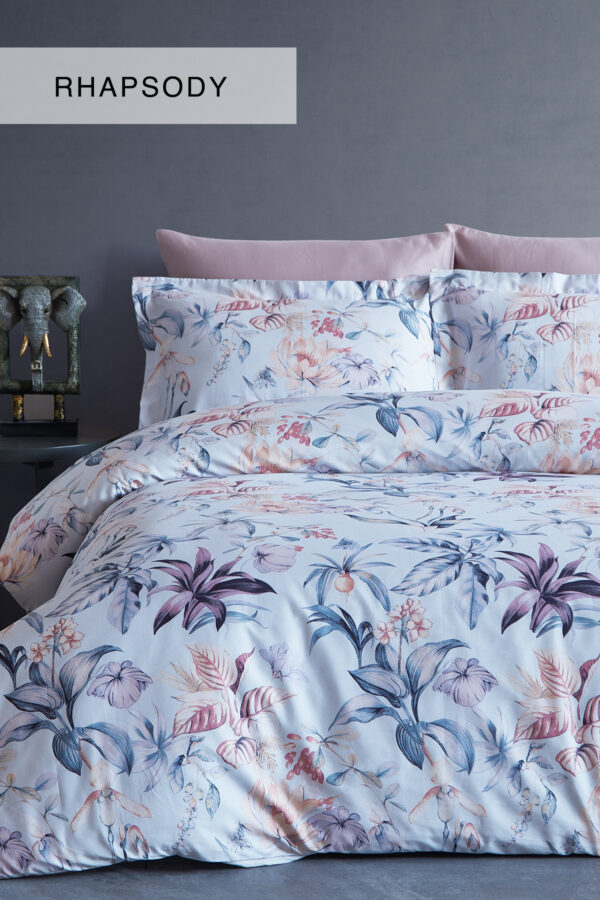 Rhapsody Cotton Satin Double Duvet Cover Set