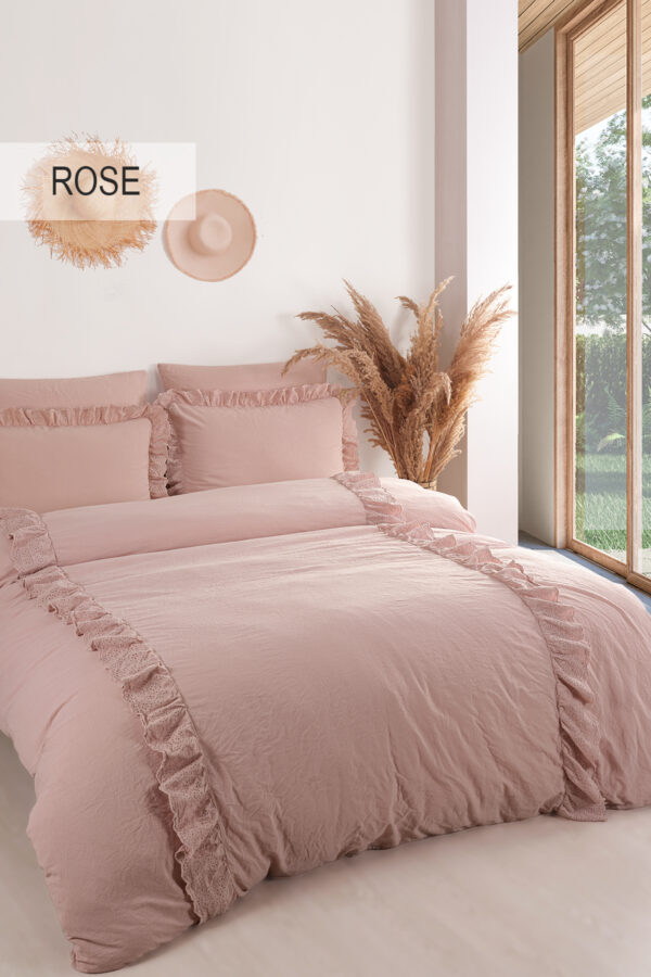 Romantica Double Embroidered Duvet Cover Set