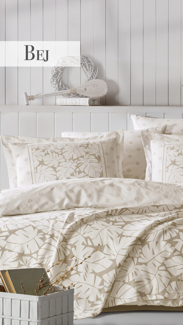 Summer Time Poplin Single and Double Duvet Cover Set - Image 2