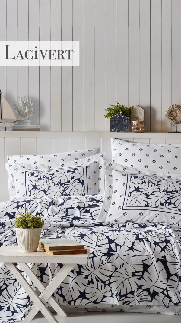 Summer Time Poplin Single and Double Duvet Cover Set - Image 4