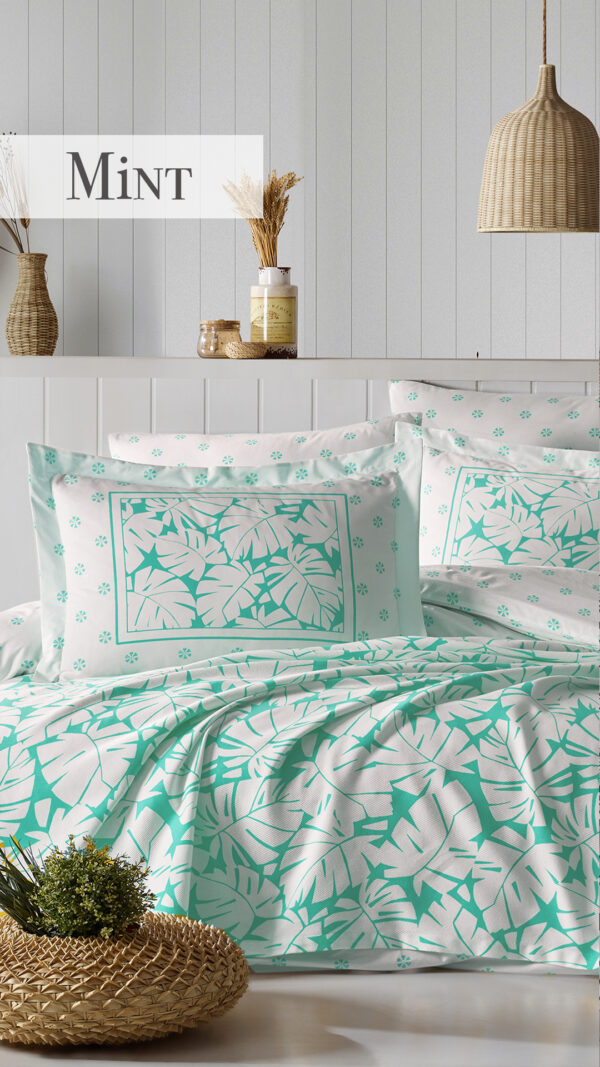 Summer Time Poplin Single and Double Duvet Cover Set - Image 5