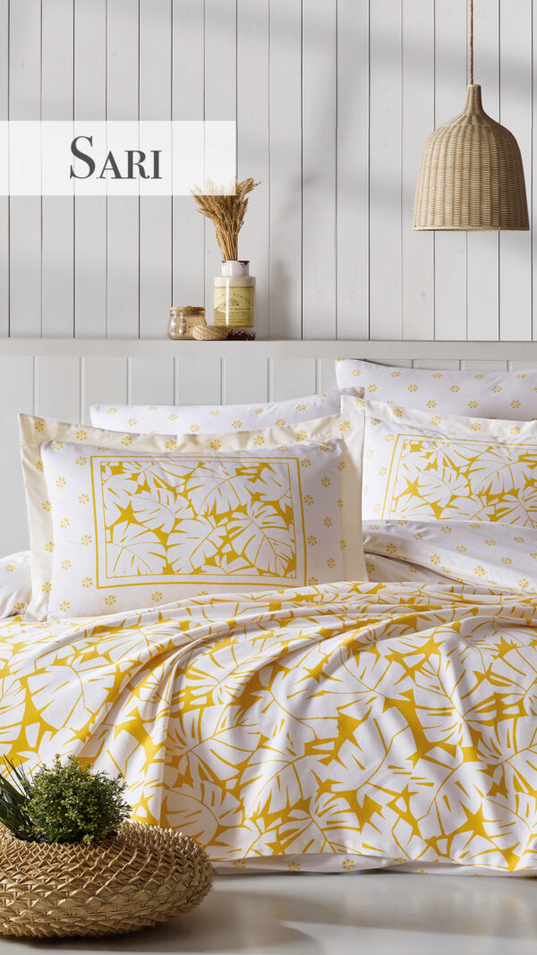 Summer Time Poplin Single and Double Duvet Cover Set