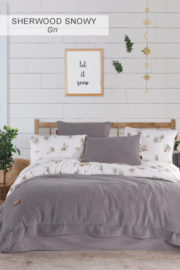 Sherwood Snowy Double Bedspread Set - Image 4