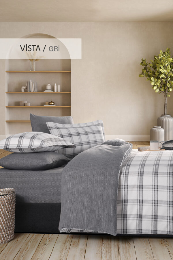 Vista Flannel Single and Double Duvet Cover Set
