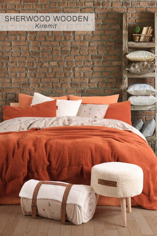 Sherwood Wooden Double Bedspread Set - Image 5