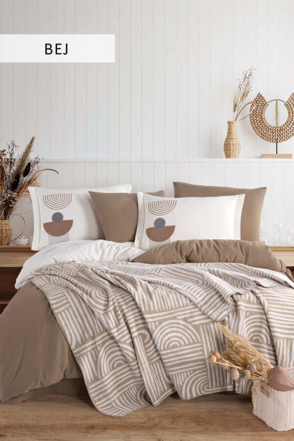Babil Double Blanket Duvet Cover Set - Image 5