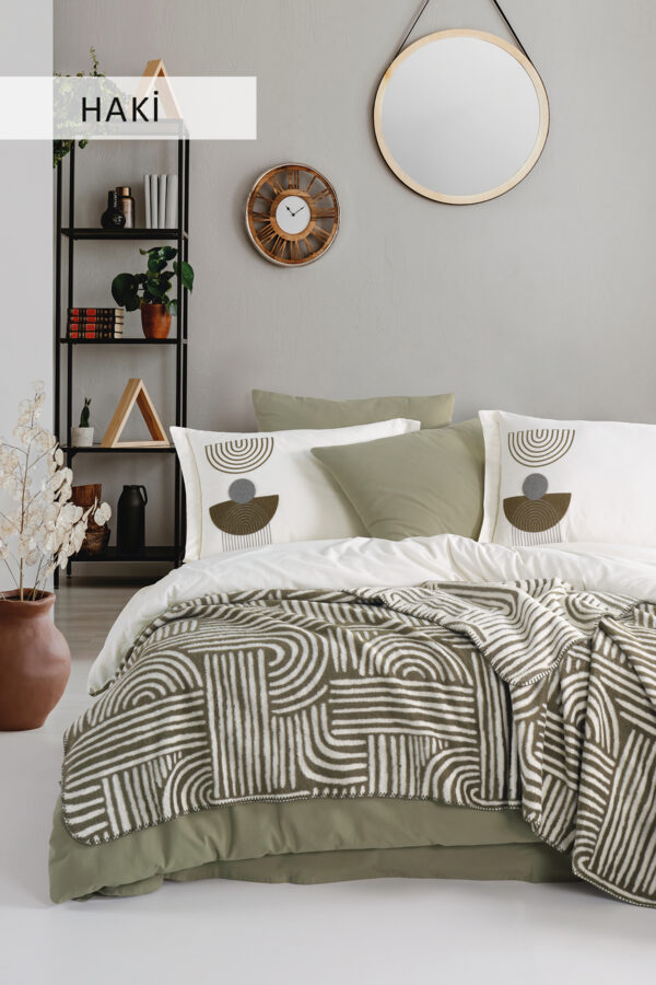Babil Double Blanket Duvet Cover Set - Image 7