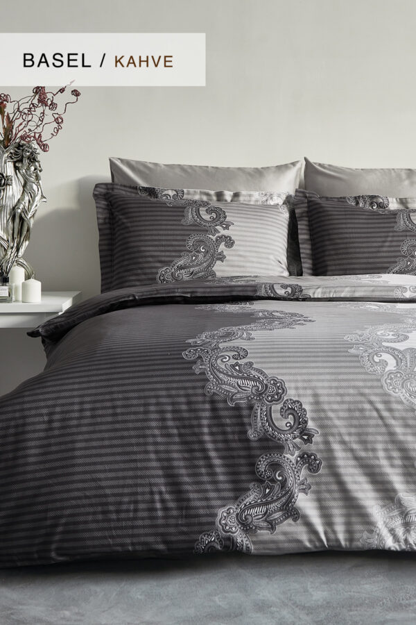 Basel Cotton Satin Double Duvet Cover Set