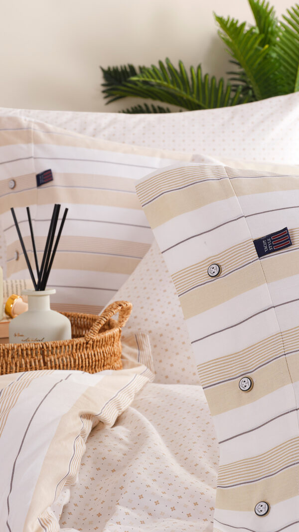 Blue Marine Pique Set with Duvet Cover - Image 6