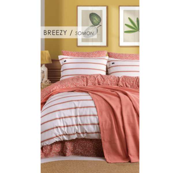 Blue Marine Pique Set with Duvet Cover - Image 3
