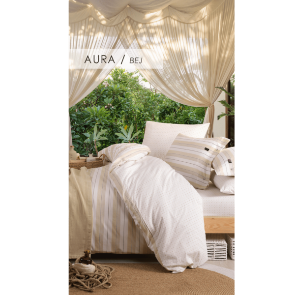 Blue Marine Pique Set with Duvet Cover - Image 5