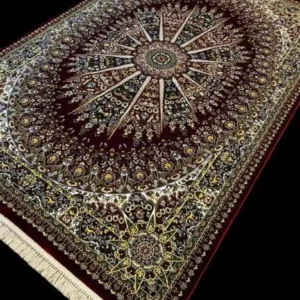 Oriental Micro Patterned Velvet Carpet