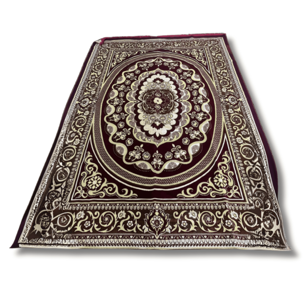 Dark Burgundy Velvet Carpet