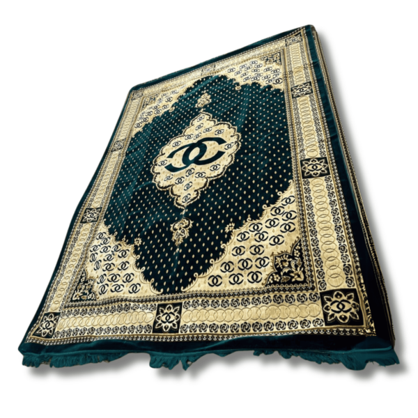 Emeral Cucci Patterned Velvet Carpet