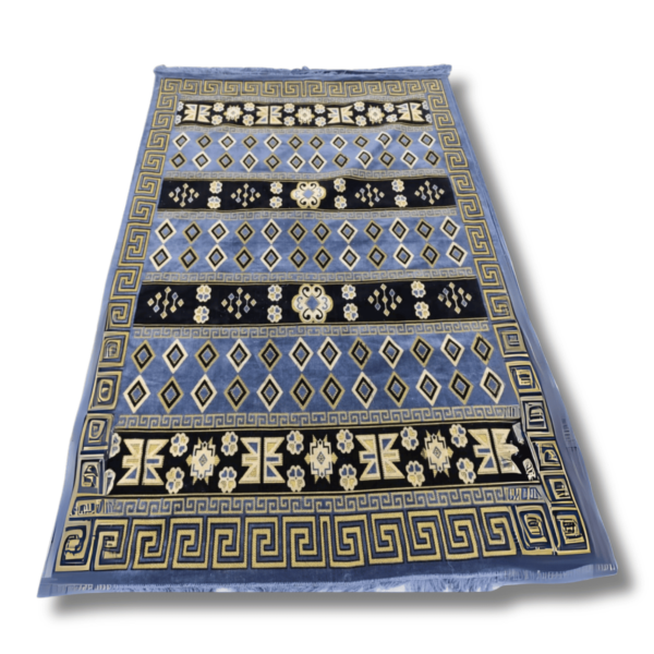 Geometric Patterned Velvet Carpet
