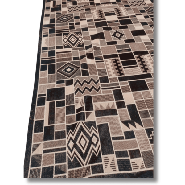 Modern Geometric Patterned Velvet Carpet