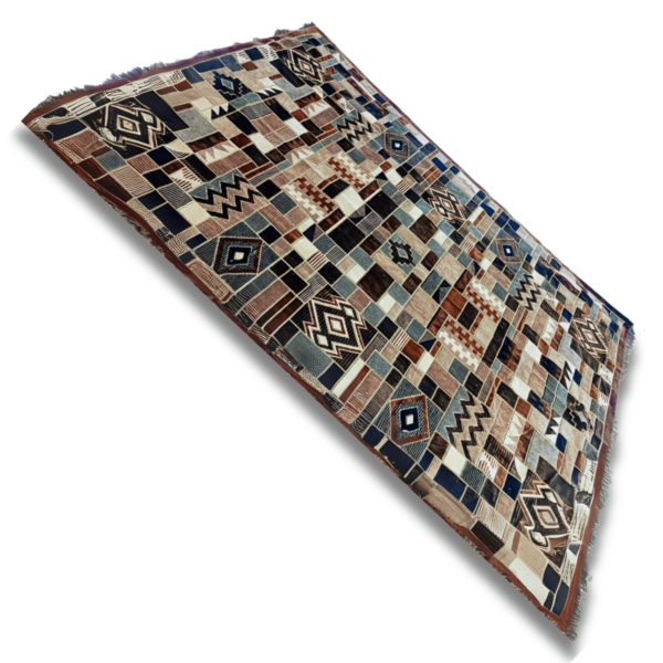 Geometric Patterned Velvet Carpet