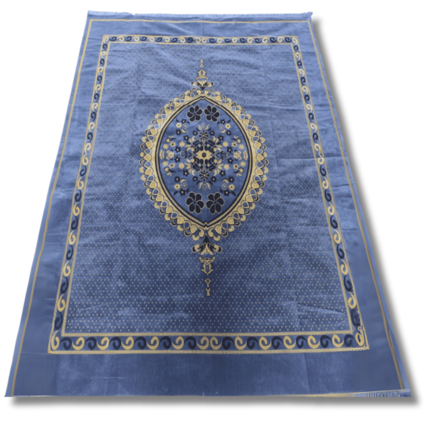 Blue Shine Velvet Carpet
