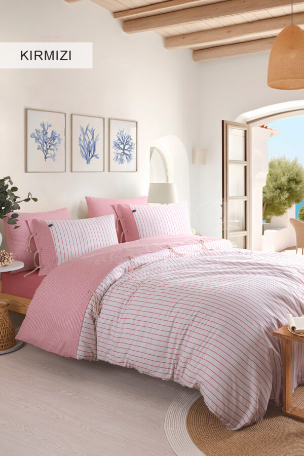 Cruise Double Yarn Dyed Duvet Cover Set - Image 5