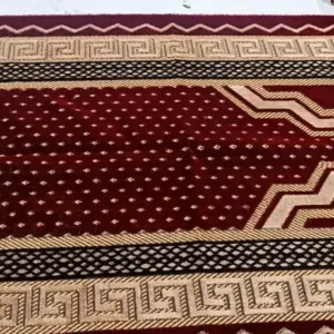 Geometric Dome Patterned Prayer Rug