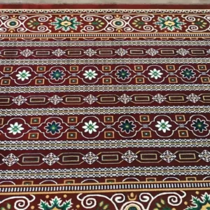 Oriental Patterned Velvet Carpet