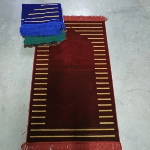 Stripe Patterned Prayer Rug