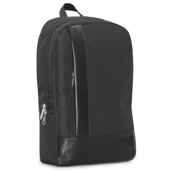Leather Detailed Backpack With Laptop Compartment - Image 4