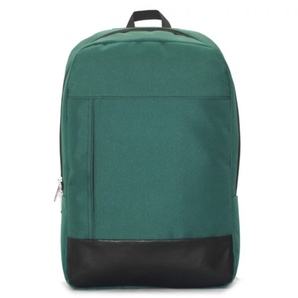 Backpack With Laptop Compartment and Leather Detail Design - Image 3