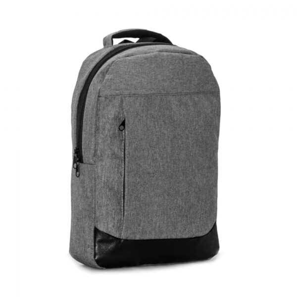 Backpack With Laptop Compartment and Leather Detail Design
