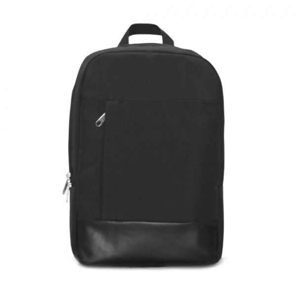 Backpack With Laptop Compartment and Leather Detail Design - Image 7