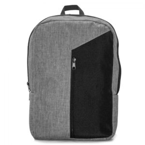 Promotional Laptop Backpack With Colorful Pocket Detail