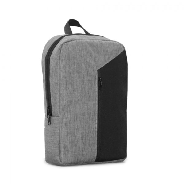 Promotional Laptop Backpack With Colorful Pocket Detail - Image 2