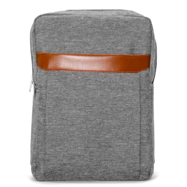 Giveaway Backpack With Laptop Compartment With Faux Leather Detail - Image 3
