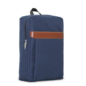 Giveaway Backpack With Laptop Compartment With Faux Leather Detail