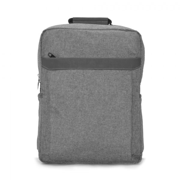 Giveaway Backpack With Laptop Compartment With Faux Leather Detail - Image 5
