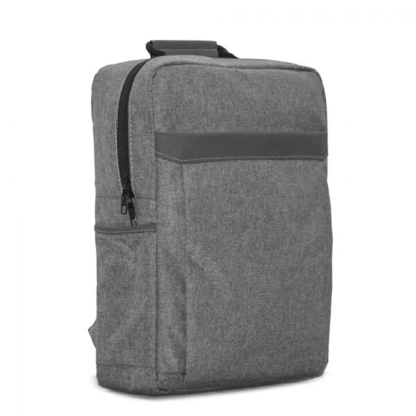 Giveaway Backpack With Laptop Compartment With Faux Leather Detail - Image 6
