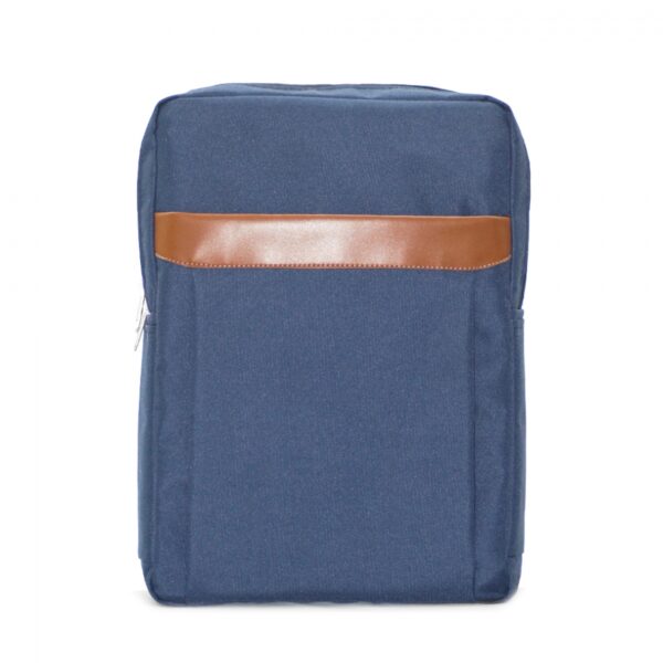 Giveaway Backpack With Laptop Compartment With Faux Leather Detail - Image 2