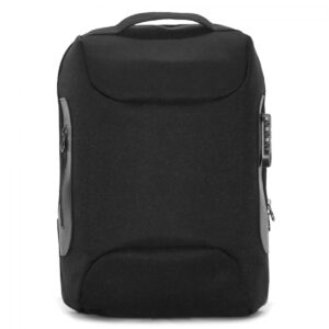 Luxury Laptop Backpack with Lock Detail