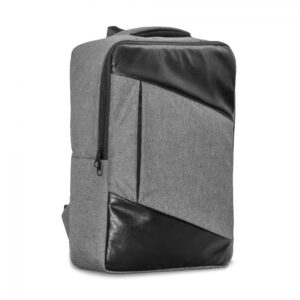 Promotional Backpack with Leather Handle and Laptop Compartment